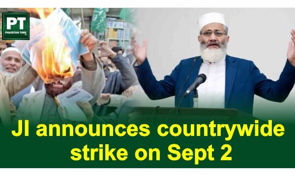 JI announces countrywide strike on Sept 2