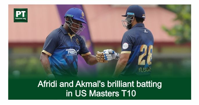 Afridi and Akmal’s brilliant batting in US Masters T10