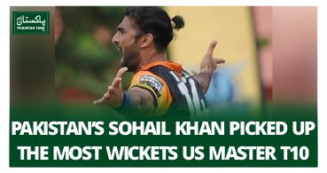 Pakistan’s Sohail Khan picked up the most wickets US Master T10