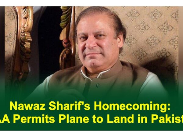 Nawaz Sharif’s Homecoming: CAA Permits Plane to Land in Pakistan