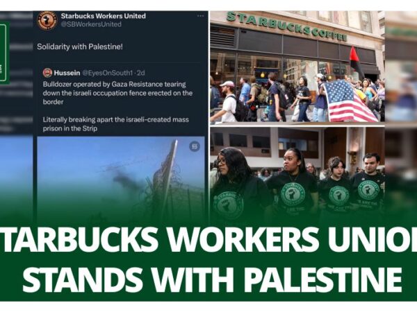 Starbucks Workers Union Stands with Palestine