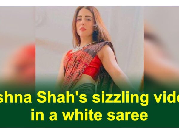 Ushna Shah Mesmerizes Fans in White Saree – Sizzling Video Takes the Internet by Storm