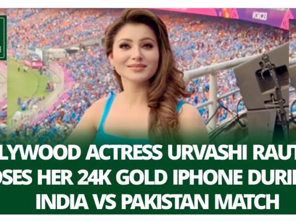 Bollywood Actress Urvashi Rautela Loses Her 24K Gold iPhone During India vs Pakistan Match
