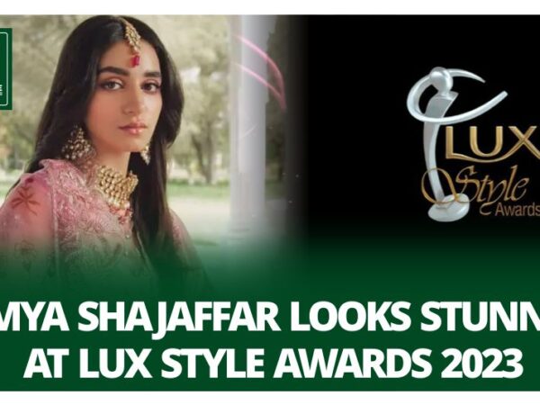 Mamya Shajaffar Looks Stunning at Lux Style Awards 2023