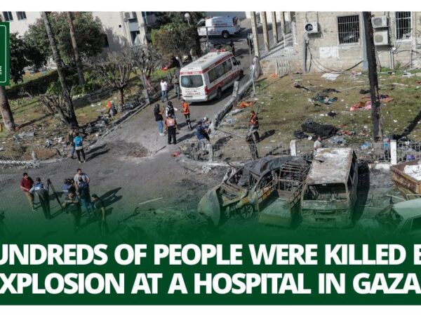 Hundreds Of People Were Killed By An Explosion At A Hospital In Gaza City