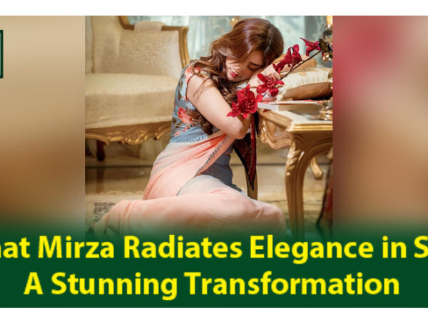 Jannat Mirza Radiates Elegance in Saree: A Stunning Transformation