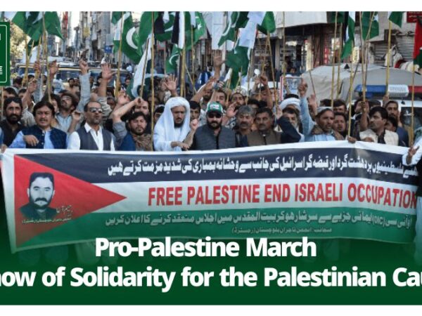 Pro-Palestine March in Karachi: A Show of Solidarity for the Palestinian Cause