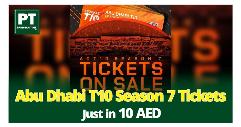 Abu Dhabi T10 season 7 ticket just AED 10