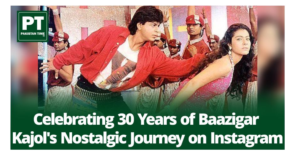 Celebrating 30 Years of Baazigar: Kajol’s Nostalgic Journey on Instagram
