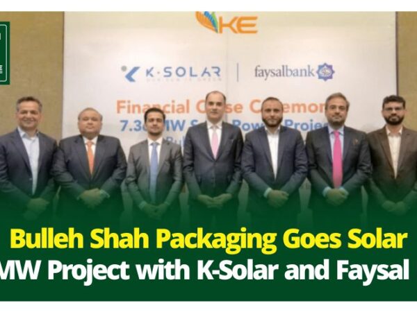 Bulleh Shah Packaging Goes Solar: 7.36 MW Project with K-Solar and Faysal Bank
